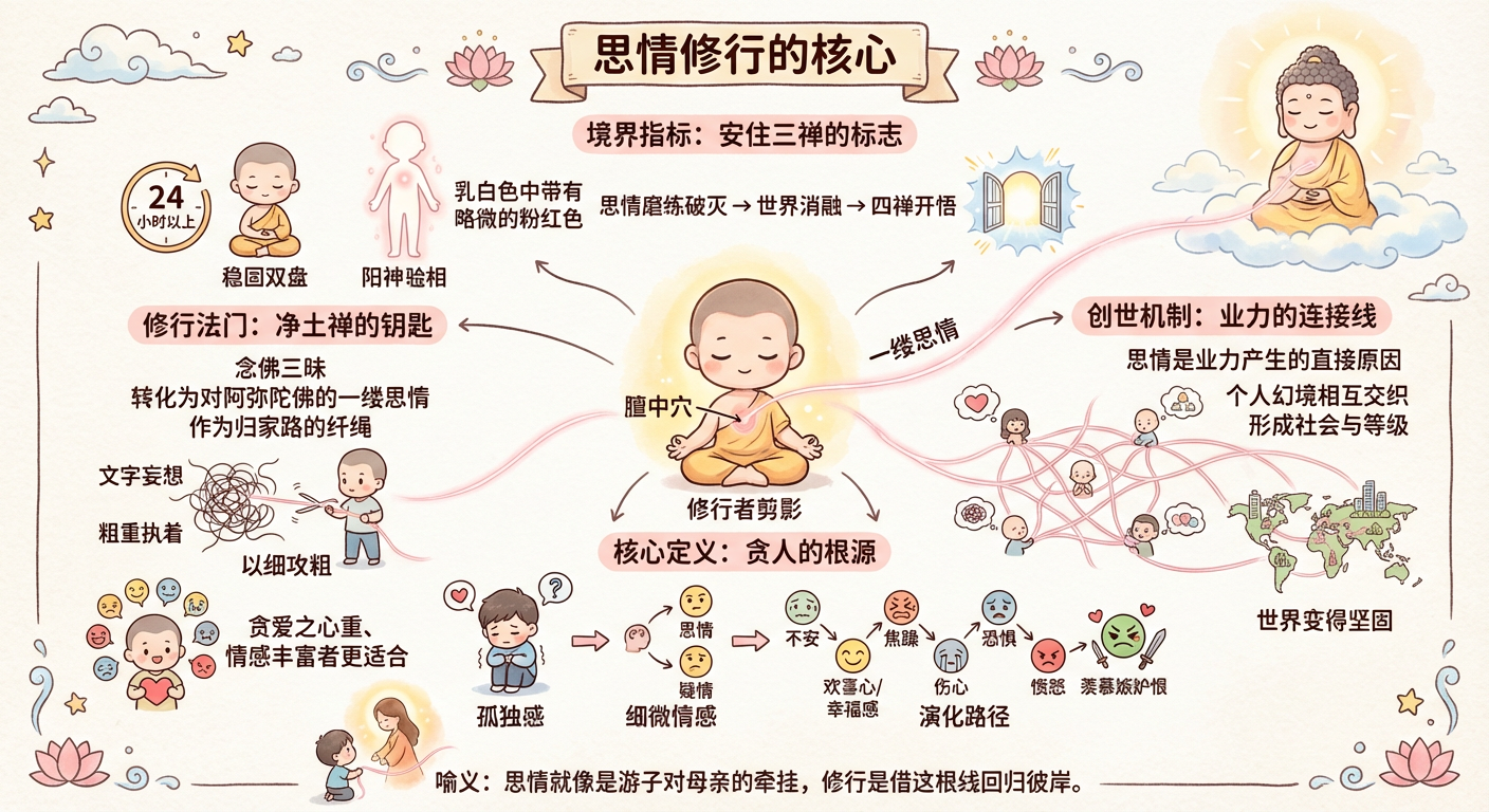 思情(一) - 禪修方法圖解